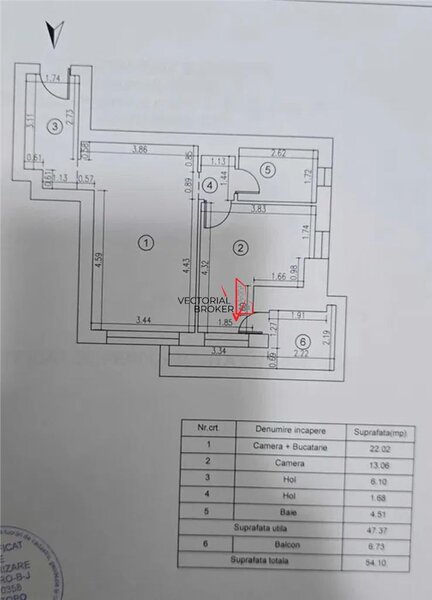 Titan, apartament 2 camere bloc nou, pozitie sud est